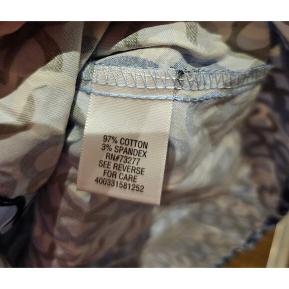 Dana Buchman Button Down Blouse Womens Dress Shirt Size Small Top (641) - Picture 4 of 7